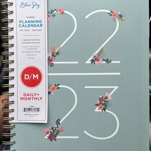 2022-2023 Blue Sky Greta 8" x 10" Academic Daily & Monthly Planner, Multicolor.